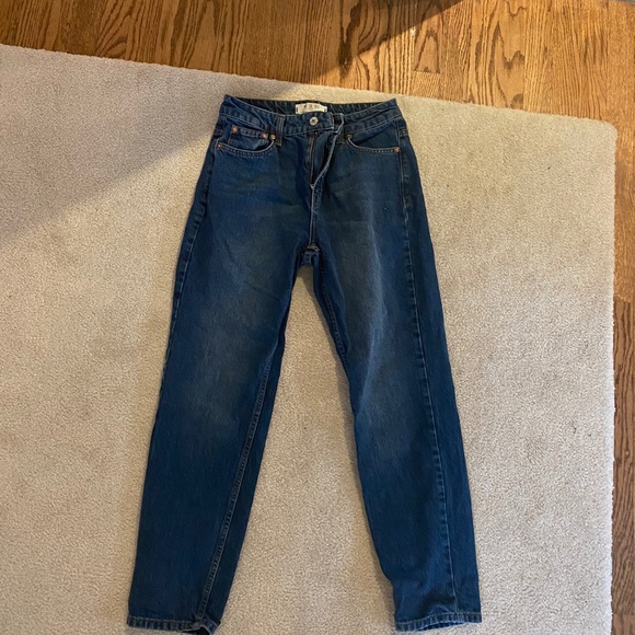 Free People Dad Jeans EUC - Picture 2 of 4